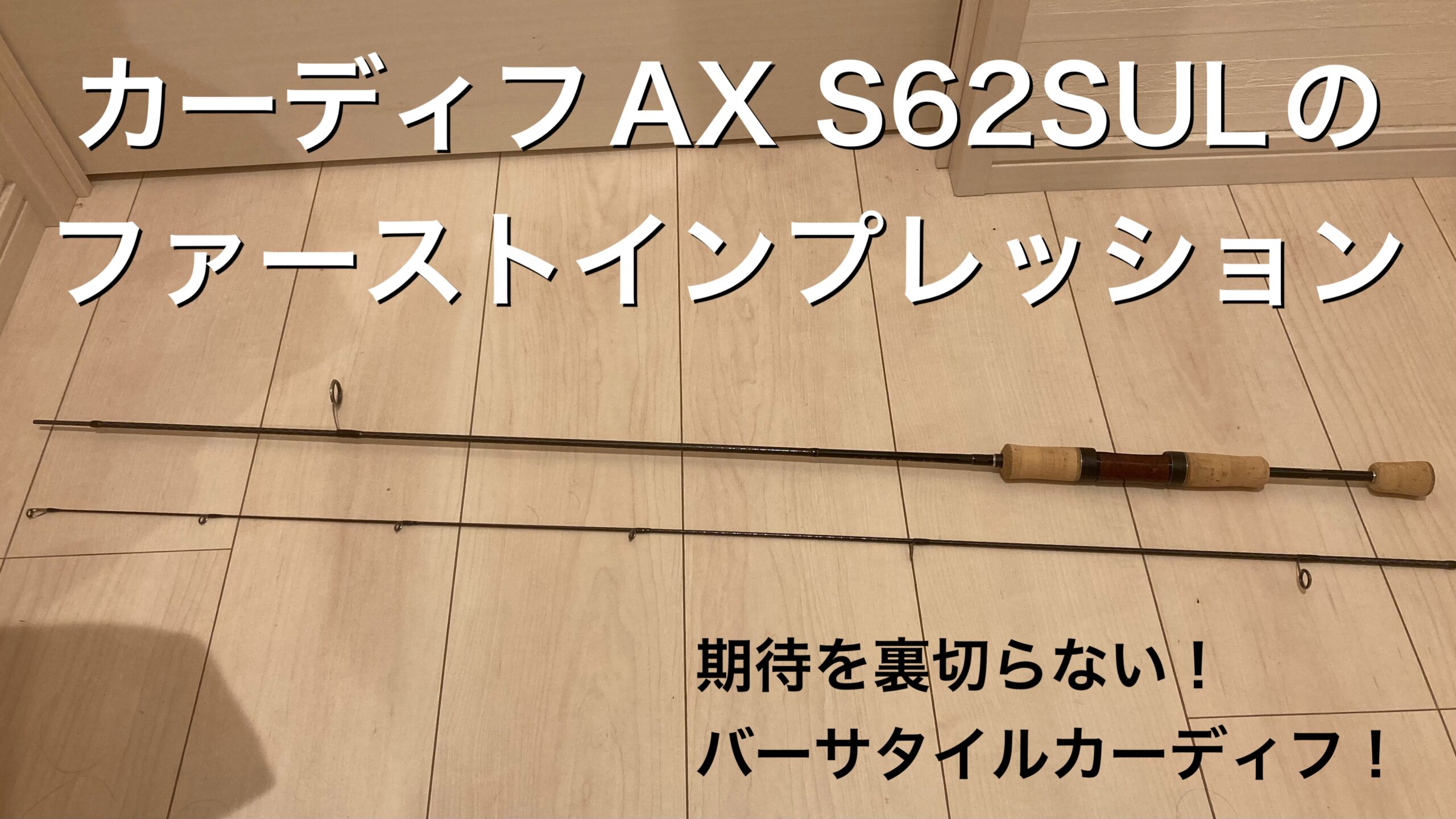 21 カーディフAX S62SULのファーストインプレッション | t-助の釣り日記