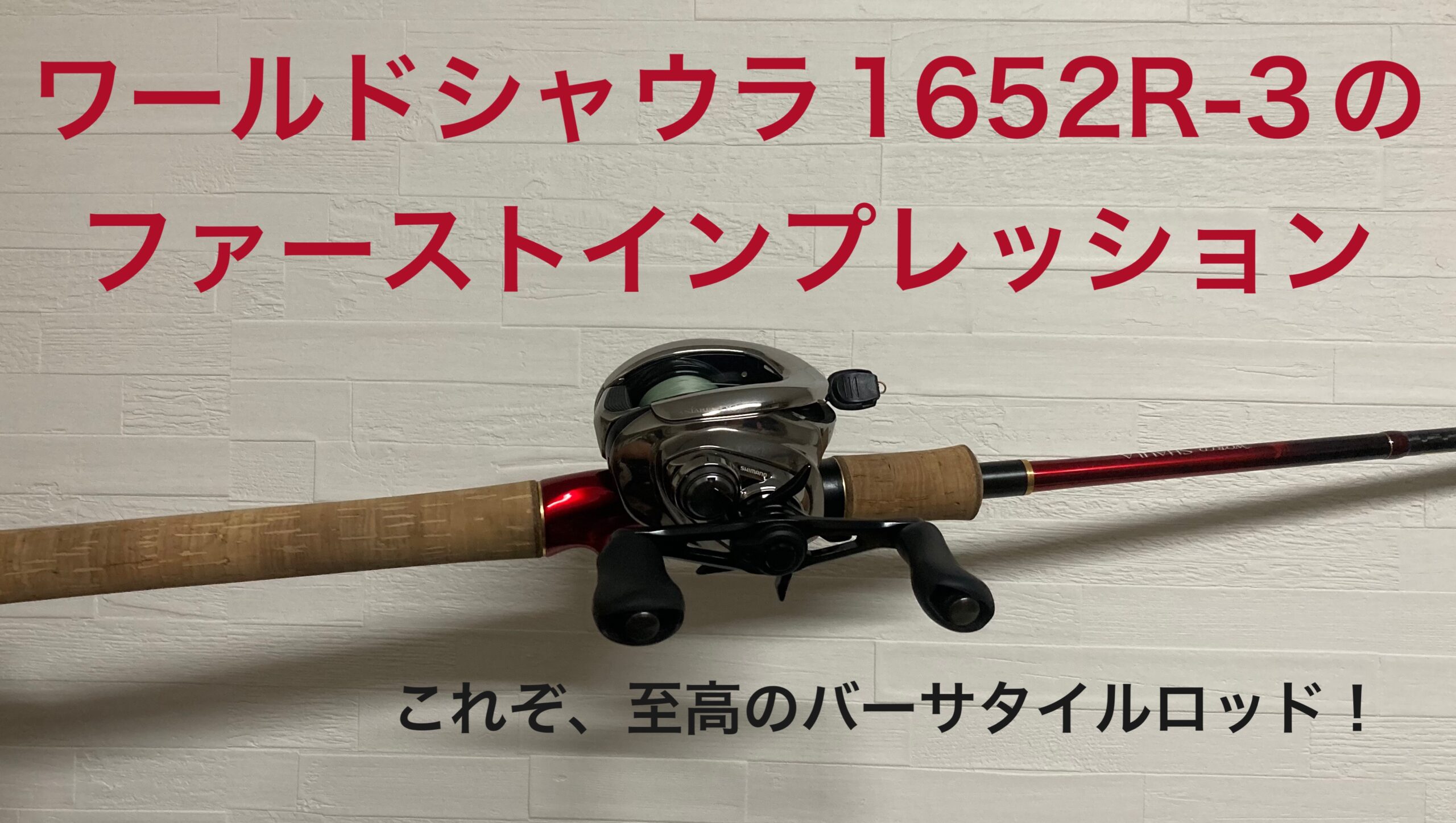 ワールドシャウラ1652R-3のインプレッション | t-助の釣り日記